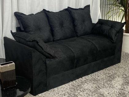 Imagem de Sofá 2 e 3 Lugares Preto 601 Paris