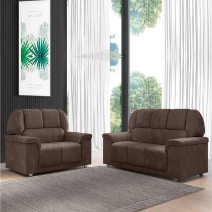 Imagem de Sofá 2 e 3 Lugares Turin Suede Flash Estofados