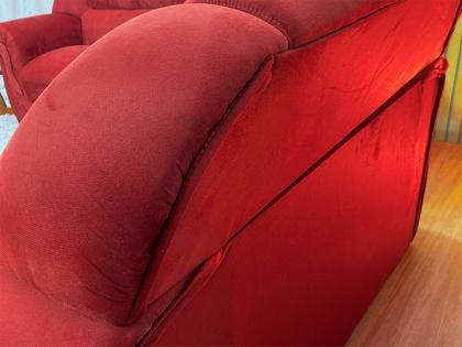 Imagem de Sofá 2 e 3 Lugares Vermelho 608 Corsa