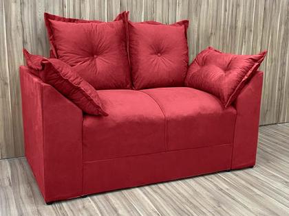 Sofá 2 e 3 Lugares Vermelho 608 Paris - Alpoim Imagem de Sofá 2 e 3 Lugares Vermelho 608 Paris