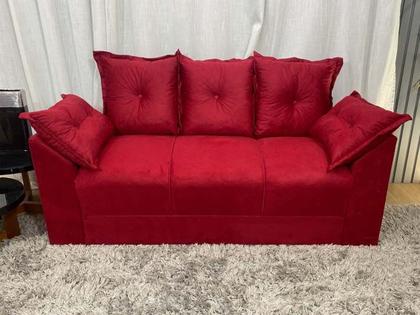 Imagem de Sofá 2 e 3 Lugares Vermelho 608 Paris