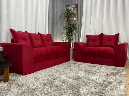 Imagem de Sofá 2 e 3 Lugares Vermelho 608 Porto