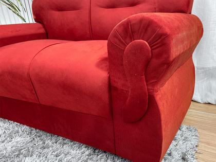 Imagem de Sofá 2 e 3 Lugares Vermelho 608 Viena