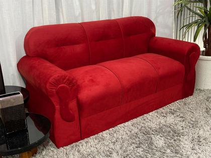 Imagem de Sofá 2 e 3 Lugares Vermelho 608 Viena