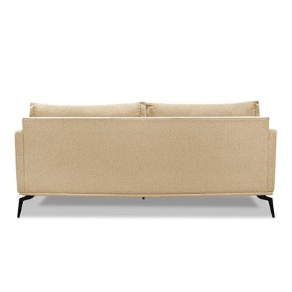 Imagem de Sofá 2 Lugares 1,60m Estofado em Linho com Pés Metálicos - Living Lucadi Home