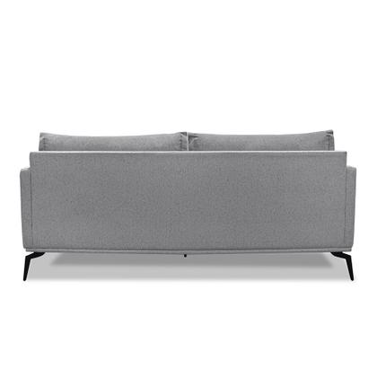 Imagem de Sofá 2 Lugares 1,60m Estofado em Linho com Pés Metálicos - Living Lucadi Home