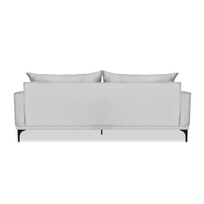 Imagem de Sofá 2 Lugares 1,80m Estofado em Veludo com Pés Metálico - Etios Lucadi Home