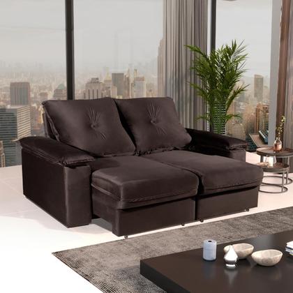 Imagem de Sofá 2 Lugares 1,80m Retrátil e Reclinável Theo Bom Pastor