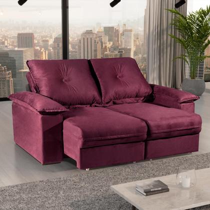 Imagem de Sofá 2 Lugares 1,80m Retrátil e Reclinável Theo Bom Pastor