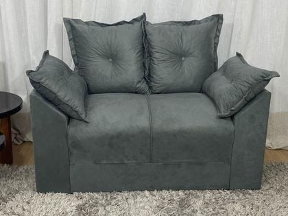 Imagem de Sofá 2 Lugares Cinza 605 Paris