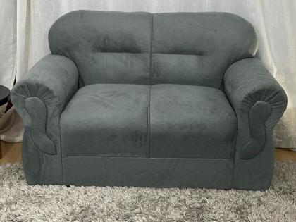 Imagem de Sofá 2 Lugares Cinza 605 Viena