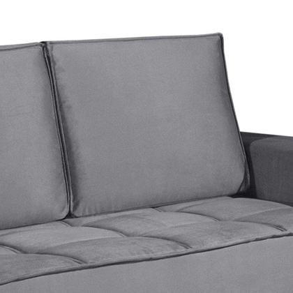 Imagem de Sofá 2 Lugares Five Suede Cinza