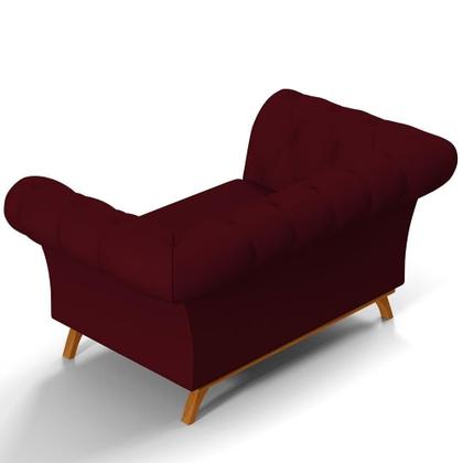 Imagem de Sofá 2 Lugares Império 150 Cm Veludo Marsala C-278