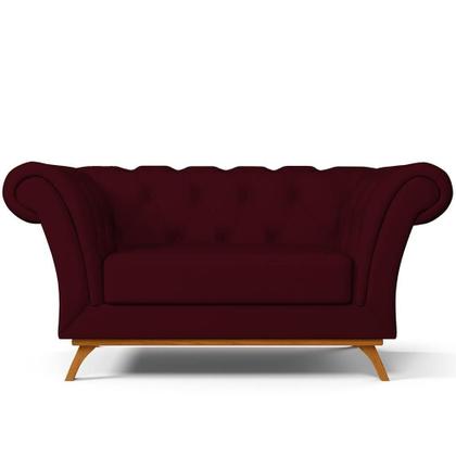 Imagem de Sofá 2 Lugares Império 150 Cm Veludo Marsala C-278