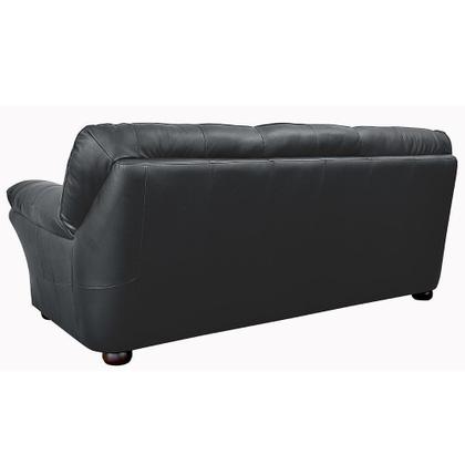 Imagem de Sofá 2 Lugares Laura 160cm Couro Negro - Gran Belo
