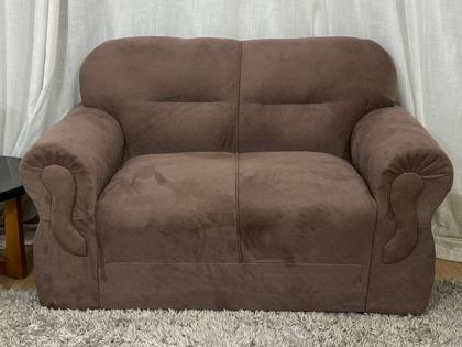 Imagem de Sofá 2 Lugares Marrom 603 Viena