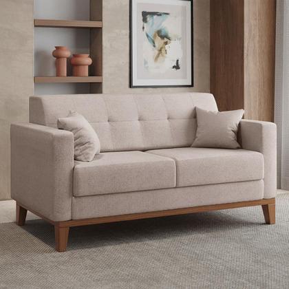 Imagem de Sofá 2 Lugares Narvik Linho Cru