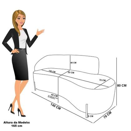 Imagem de Sofá 2 Lugares Orgânico 140cm Pé Ferro Preto Morgan Suede Marrom R D03 - D'rossi