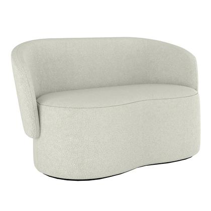 Imagem de Sofá 2 Lugares Orgânico Luxo Bouclê Off White Balaqui Decor