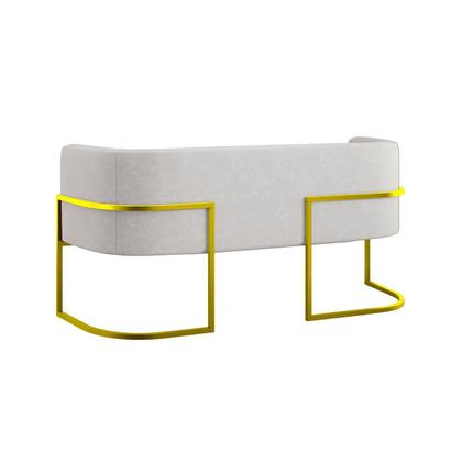 Imagem de Sofá 2 Lugares para Recepção com Base Reforçada  Balaqui