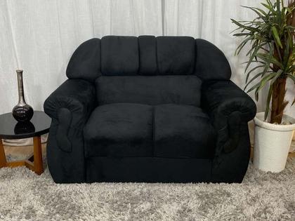 Imagem de Sofá 2 Lugares Preto 601 Corsa