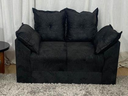 Imagem de Sofá 2 Lugares Preto 601 Paris
