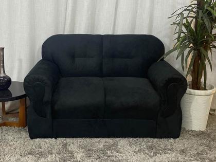 Imagem de Sofá 2 Lugares Preto 601 Viena