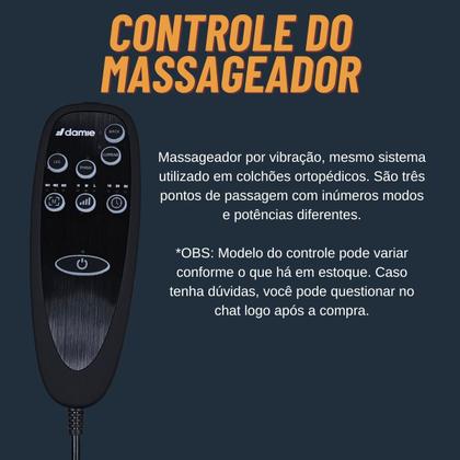 Imagem de Sofá 2 Lugares Reclinável Elétrico Massageador em Couro Bovino Linha Cinema Sala de estar