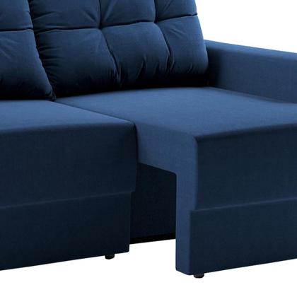 Sofá 2 Lugares Retrátil Lubeck Suede Azul Marinho 140 cm - Mobly Imagem de Sofá 2 Lugares Retrátil Lubeck Suede Azul Marinho 140 cm