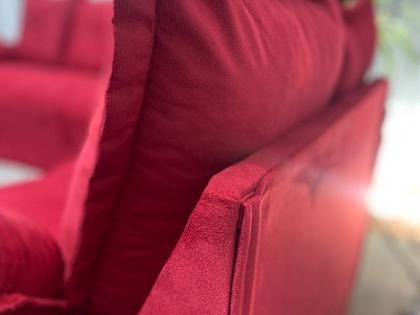 Imagem de Sofá 2 Lugares Vermelho 608 Paris