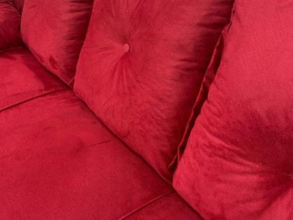 Imagem de Sofá 2 Lugares Vermelho 608 Paris