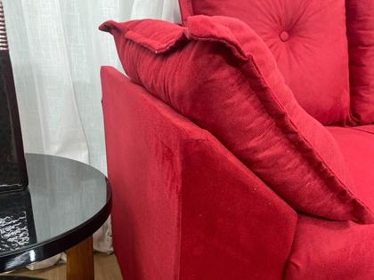 Imagem de Sofá 2 Lugares Vermelho 608 Paris