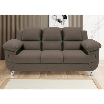 Imagem de Sofá 2,02 Metros Linoforte Avalon, 3 Lugares, Veludo, Espuma D-33