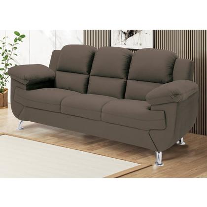 Imagem de Sofá 2,02 Metros Linoforte Avalon, 3 Lugares, Veludo, Espuma D-33