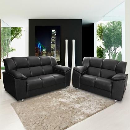 Imagem de Sofá 3 e 2 Lugares Preto Aguai Hellen
