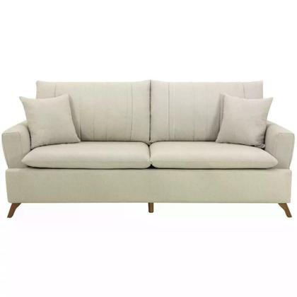 Imagem de Sofa 3 Lugares 180 Cm Eron Linho Cru Vazzano Cru