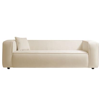 Imagem de Sofá 3 Lugares 180cm Orgânico Luxo Recepção Cecília Bouclé - Amarena Moveis