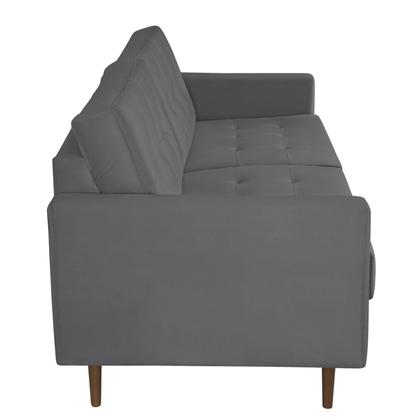 Sofá 3 Lugares 200cm Dior - Kazza Imagem de Sofá 3 Lugares 200cm Dior