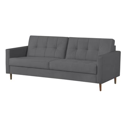 Sofá 3 Lugares 200cm Dior - Kazza Imagem de Sofá 3 Lugares 200cm Dior
