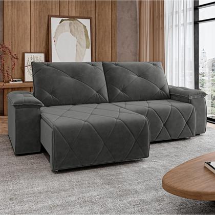 Imagem de Sofá 3 Lugares 2,30m Retrátil e Reclinável Texas - COLISEU