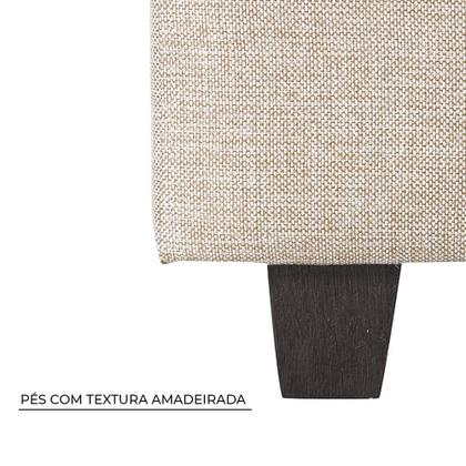 Imagem de Sofá 3 Lugares Herval Clean Bege, 200 cm