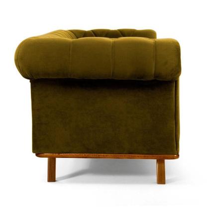 Imagem de Sofá 3 Lugares Império 180 Cm Veludo Mostarda C-260