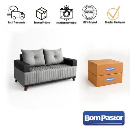 Imagem de Sofá 3 Lugares Leona em Linho Bom Pastor