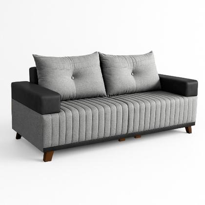 Imagem de Sofá 3 Lugares Leona em Linho Bom Pastor