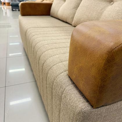 Imagem de Sofá 3 Lugares Leona em Linho Bom Pastor