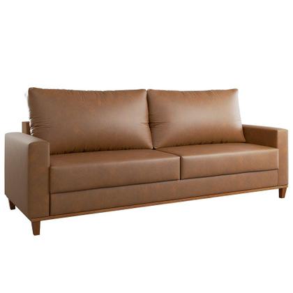 Imagem de Sofá 3 Lugares material sintético 180cm Living Chanel Viero