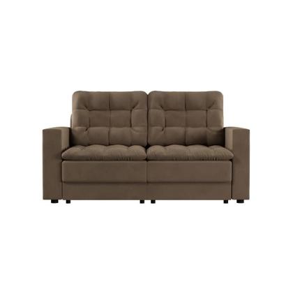 Sofá 3 Lugares Retrátil Berlim Suede Bege - Mobly Imagem de Sofá 3 Lugares Retrátil Berlim Suede Bege