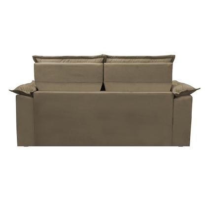 Sofá 3 Lugares Retrátil e Reclinável Cama inBox Compact 1,80m Velusoft Castor Imagem de Sofá 3 Lugares Retrátil e Reclinável Cama inBox Compact 1,80m Velusoft Castor