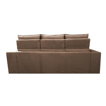 Imagem de Sofá 3 Lugares Retrátil e Reclinável Cama inBox Senses 2,00m Velusoft Castor