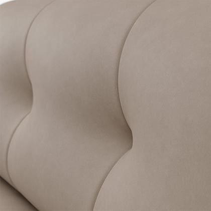 Imagem de Sofá 3 Lugares Retrátil e Reclinável Smart Suede Bege